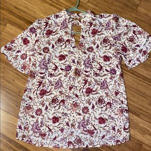 Floral blouse top